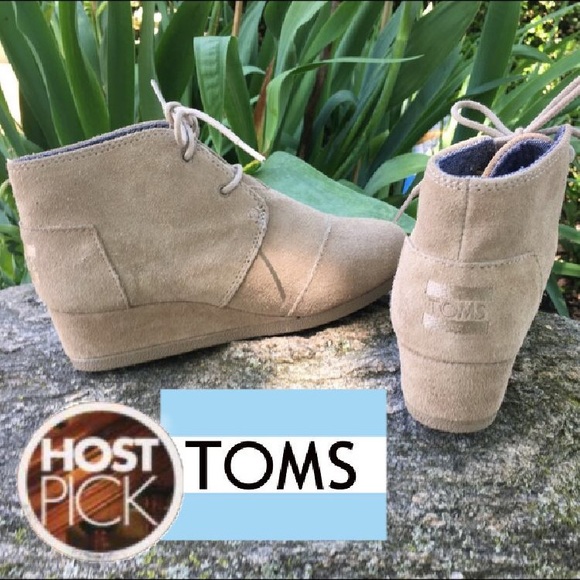 Toms Other - TOMS Kids NWOT Desert Wedge Sz3 BRAND NEW